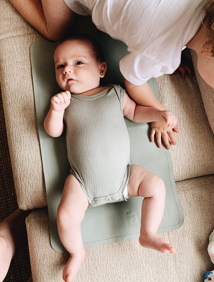 Faemli sage mini leather mat Australia - baby goods for the modern family