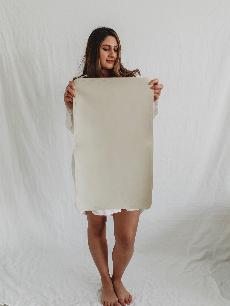Faemli blanc mini leather mat Australia - baby goods for the modern family